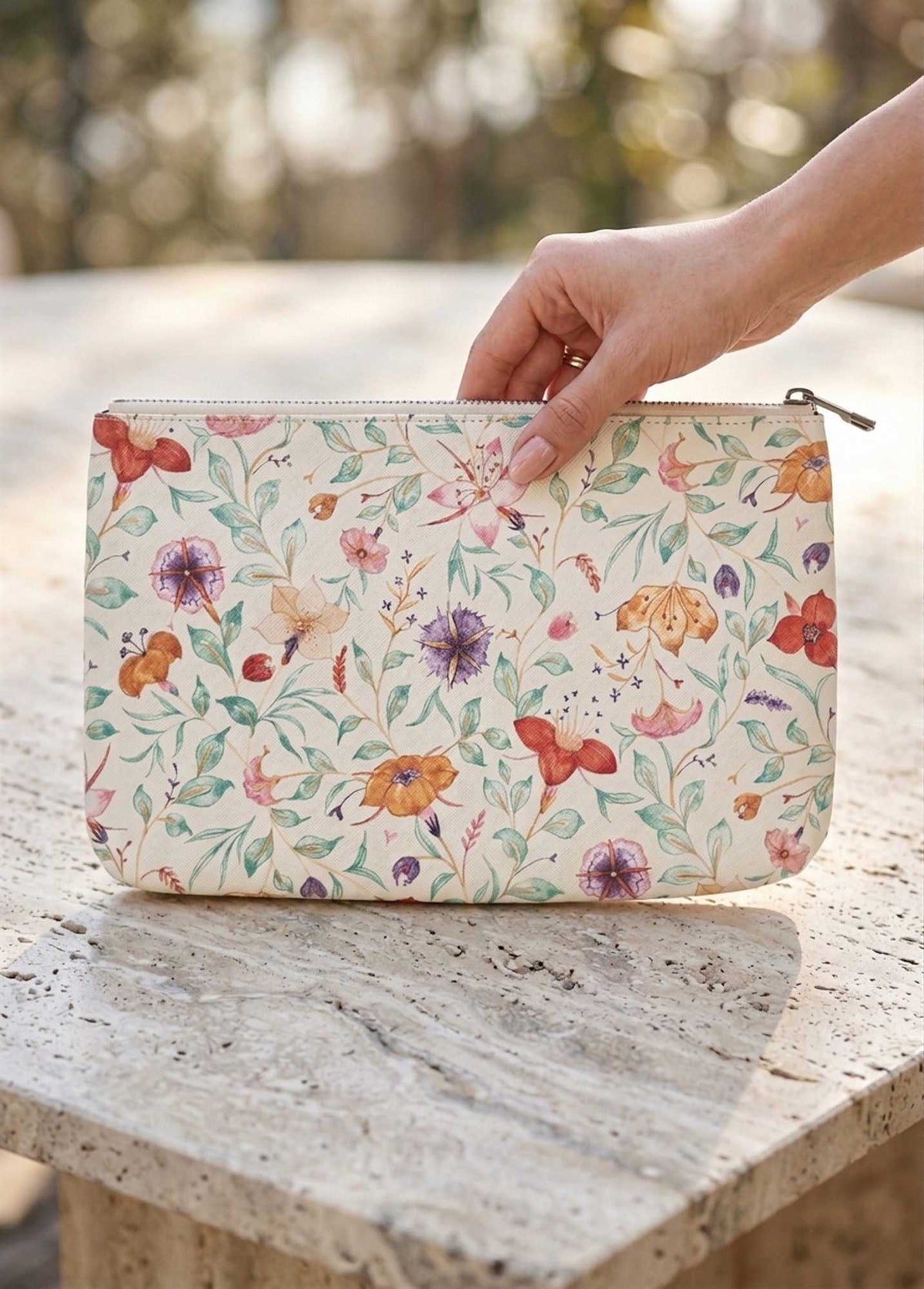 The Mia Clutch Flower 27 x 19 Cm