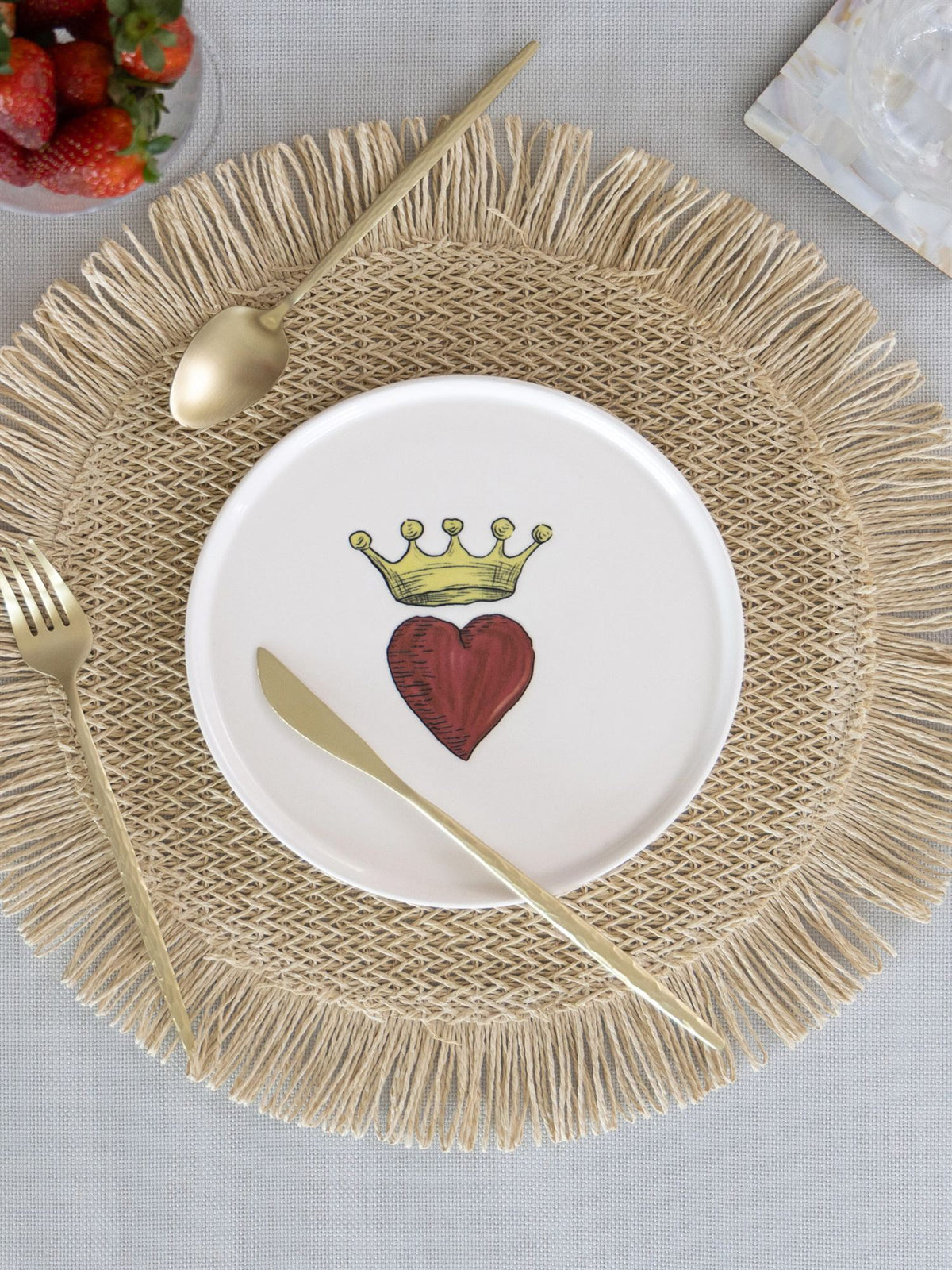 The Mia Luv Pasta Tabağı 6'lı Set 19 cm