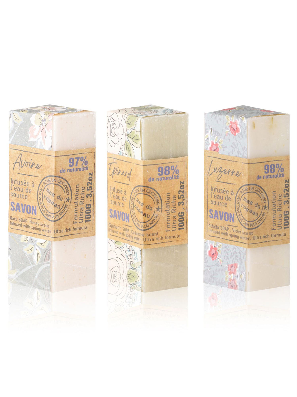 The Mia Oat Alfalfa Spinach Soap Set Bitkisel Sabun Seti