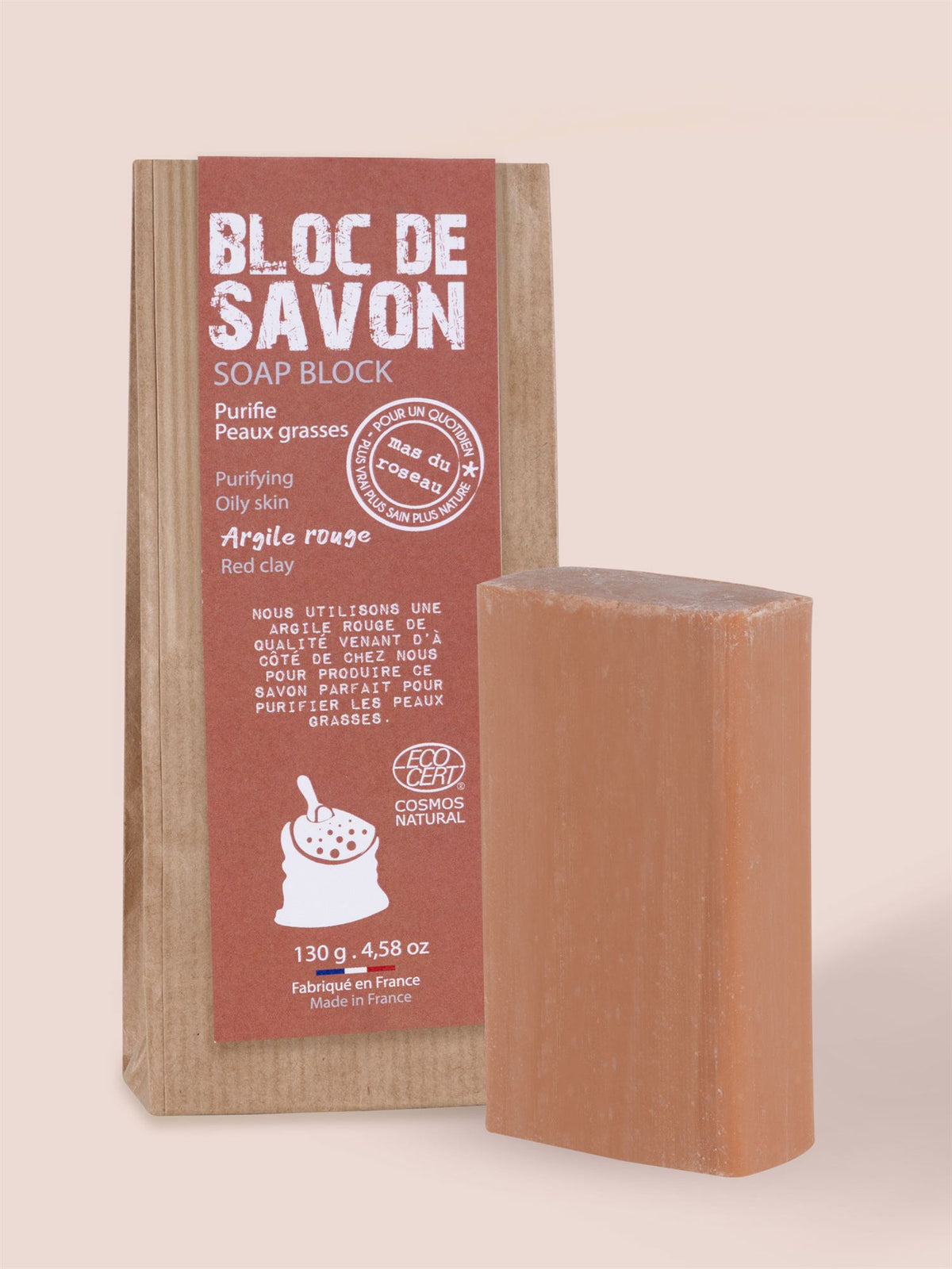 The Mia Red Clay Soap 130g Kırmızı Kil Sabunu