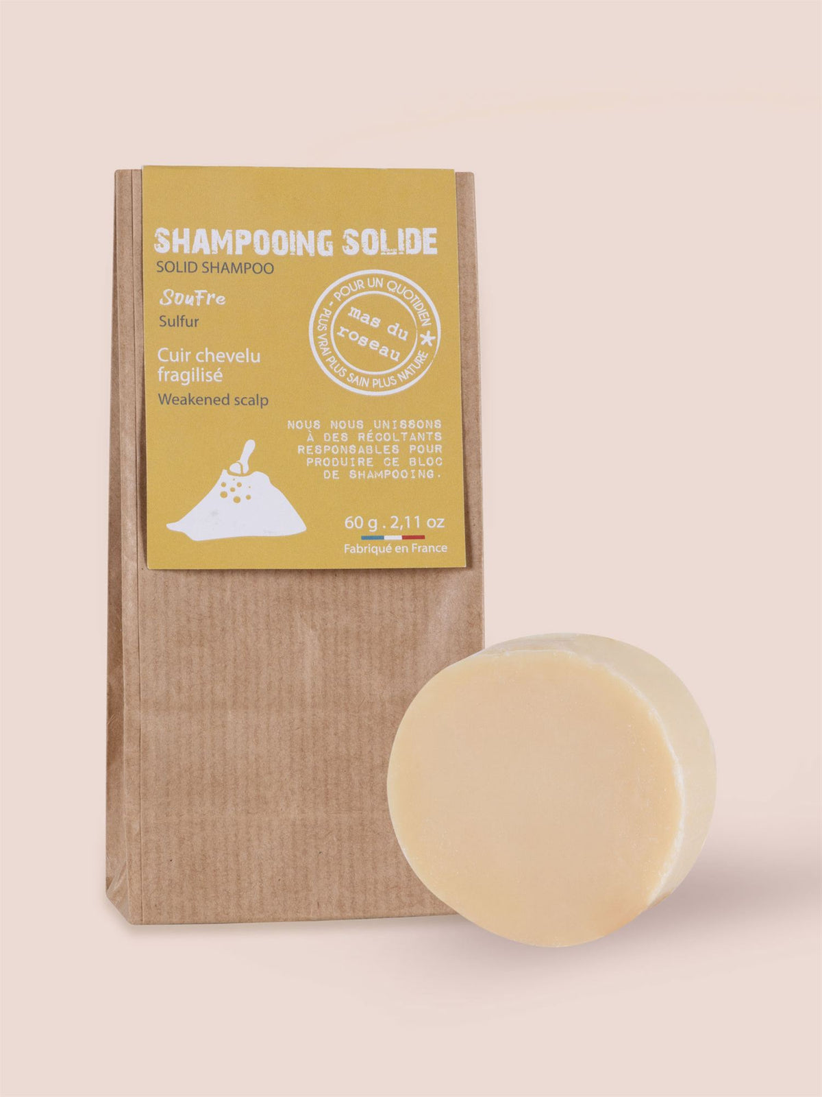 The Mia Solid Shampoo Sulfur 60g Kükürtlü Katı Şampuan