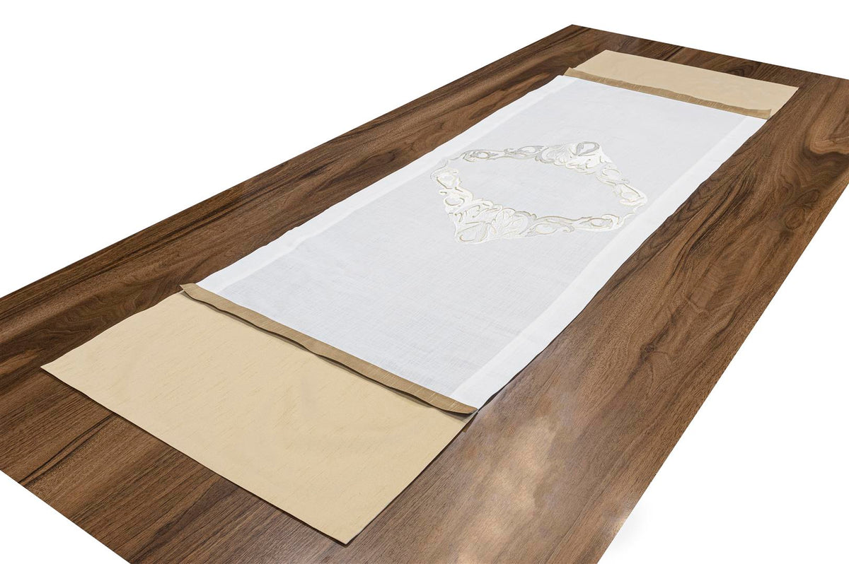 Mikasa Moor Eliz beyaz 50x170 runner