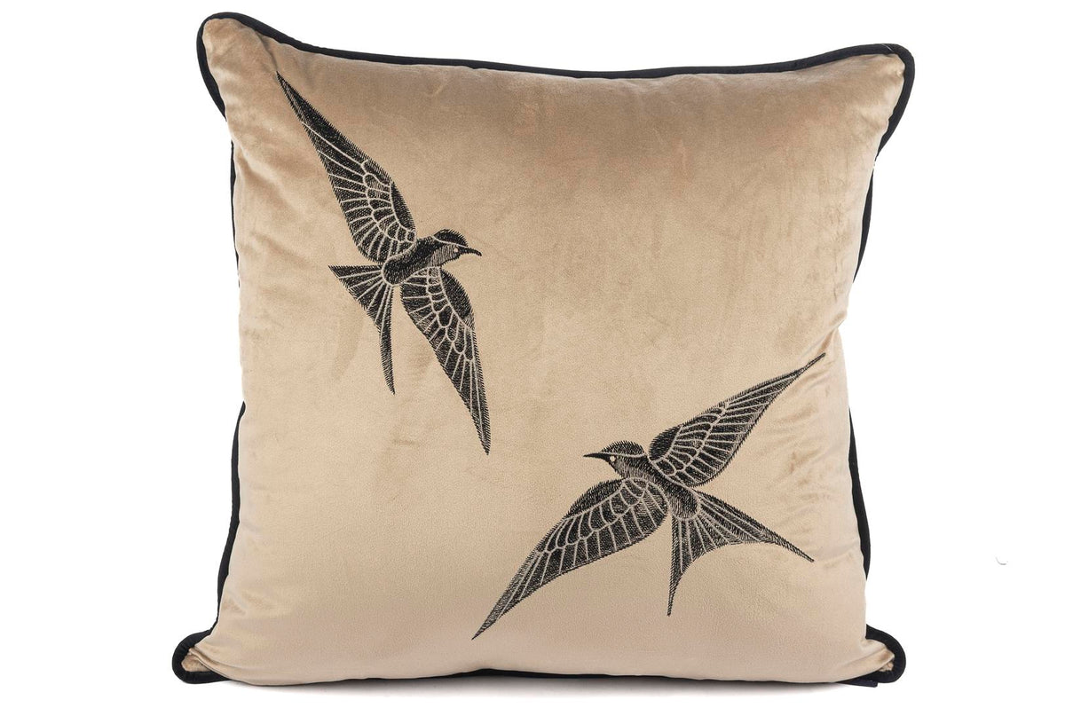 Mikasa Moor Isla bej iki kuş 55x55 yastık