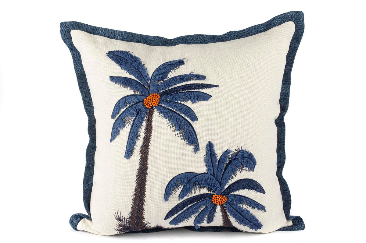 Mikasa Moor Palmiye mavi 55x55 yastık