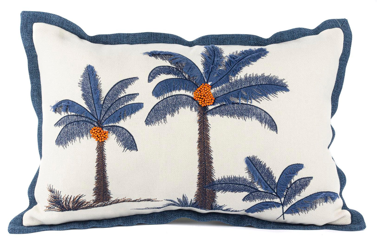Mikasa Moor Palmiye mavi 40x60 yastık