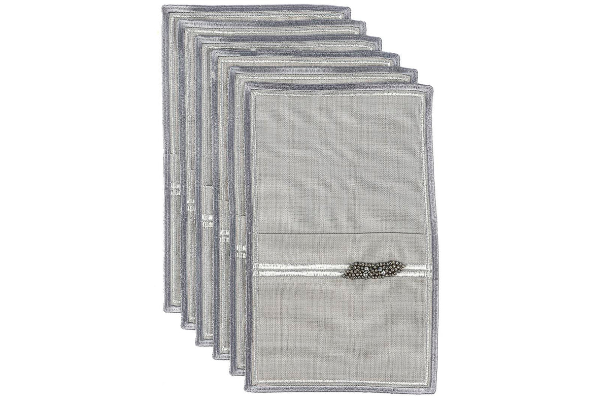 Mikasa Moor Karmen Gri 6lı çatal bıçaklık 25x15