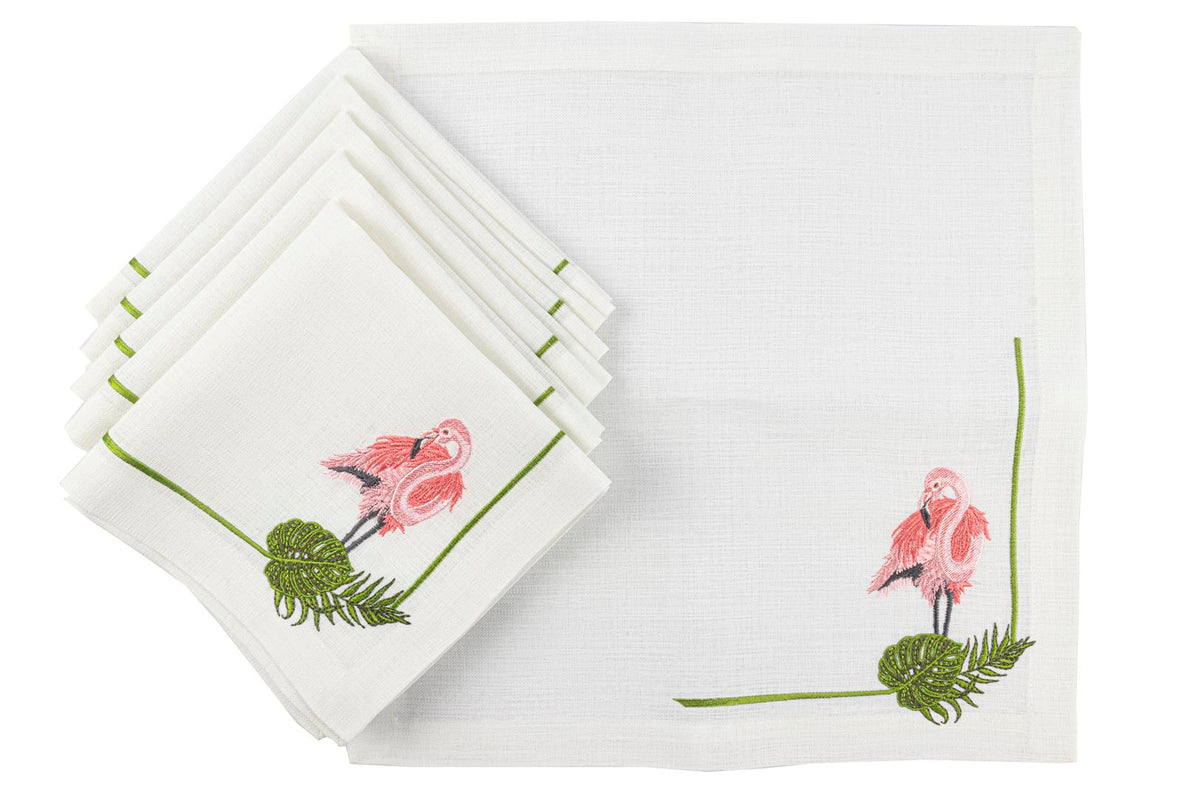 Mikasa Moor Flamingo Peçete 6lı 40x40