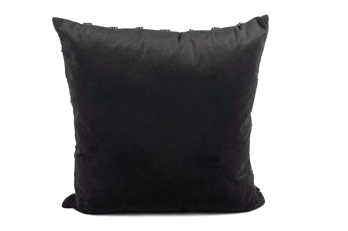 Mikasa Moor Gri Kadife İncili 50x50 Yastık