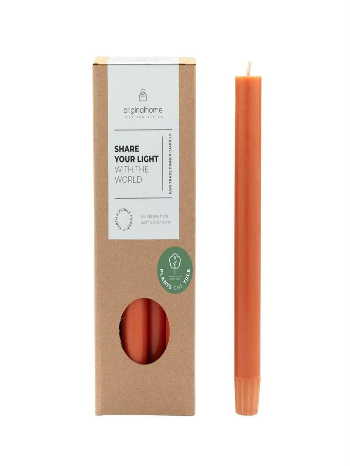 The Mia Şamdan Mumu Terracota 20 cm (Paket: 10 Adet)