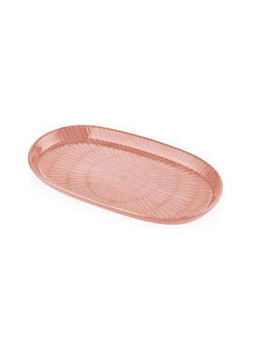 The Mia Noon Oval Servis Tabağı 2'li Set Somon 29 cm