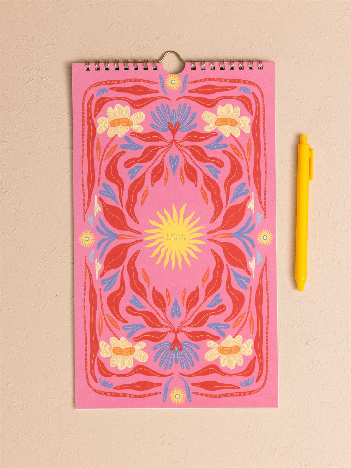 The Mia Ajanda Bırthday Calendar Pembe