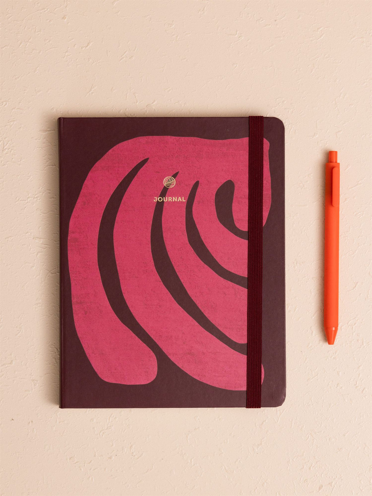 The Mia Pembe Dalga Desenli Defter 16 x 21 cm
