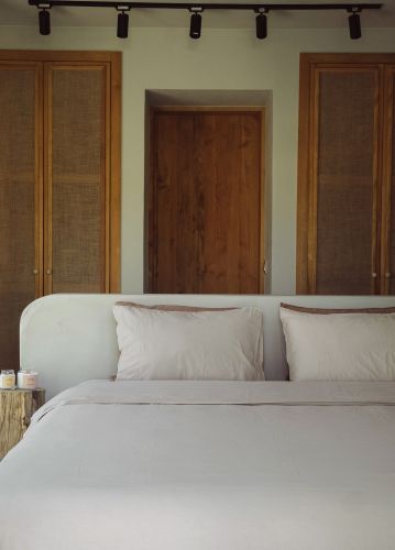 The Mia Cotta Cream Tek Kişilik Nevresim 220x160cm