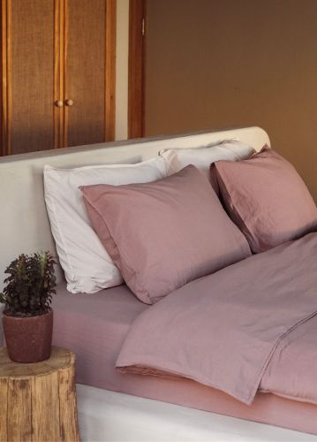 The Mia Cotta Old Rose Tek Kişilik Nevresim 220x160 Cm