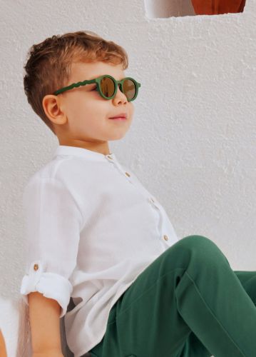 The Mia Güneş Gözlüğü Yuvarlak Olive Green 3-12 Yaş