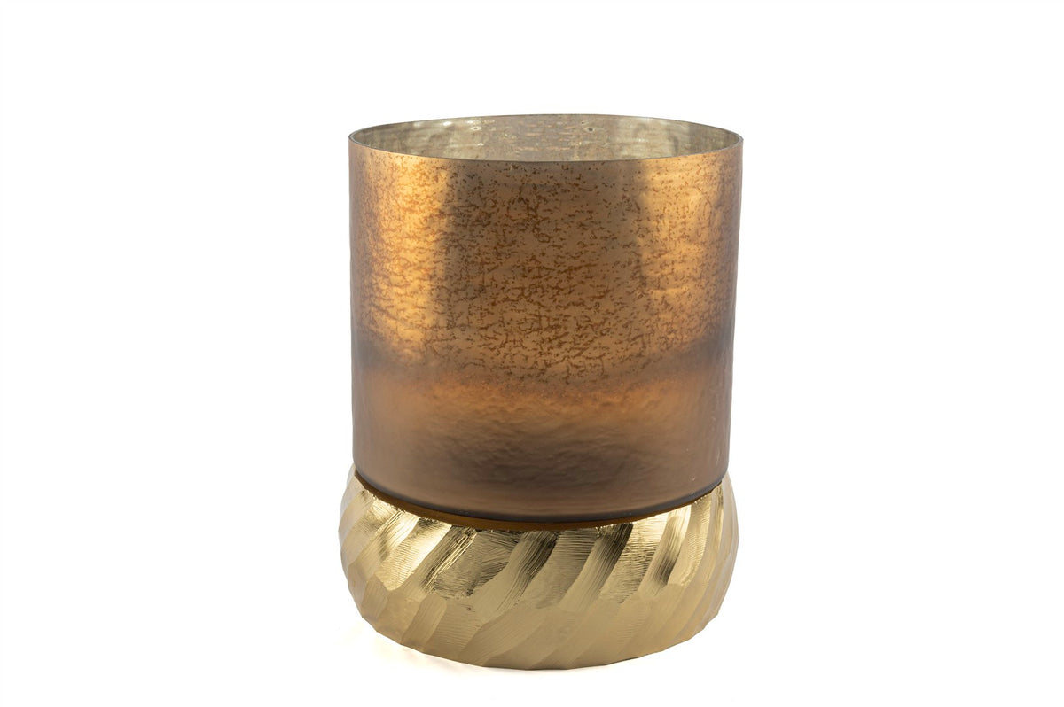 Mikasa Moor Bronz Gold Alüminyum Dekoratif Mumluk 26x33cm