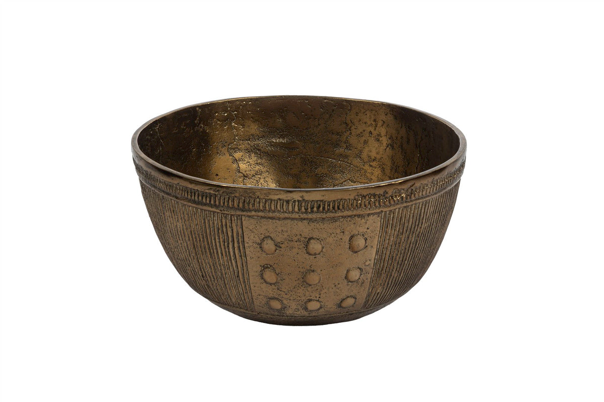 Mikasa Moor Bronz Antik Dekoratif metal Kase33x19