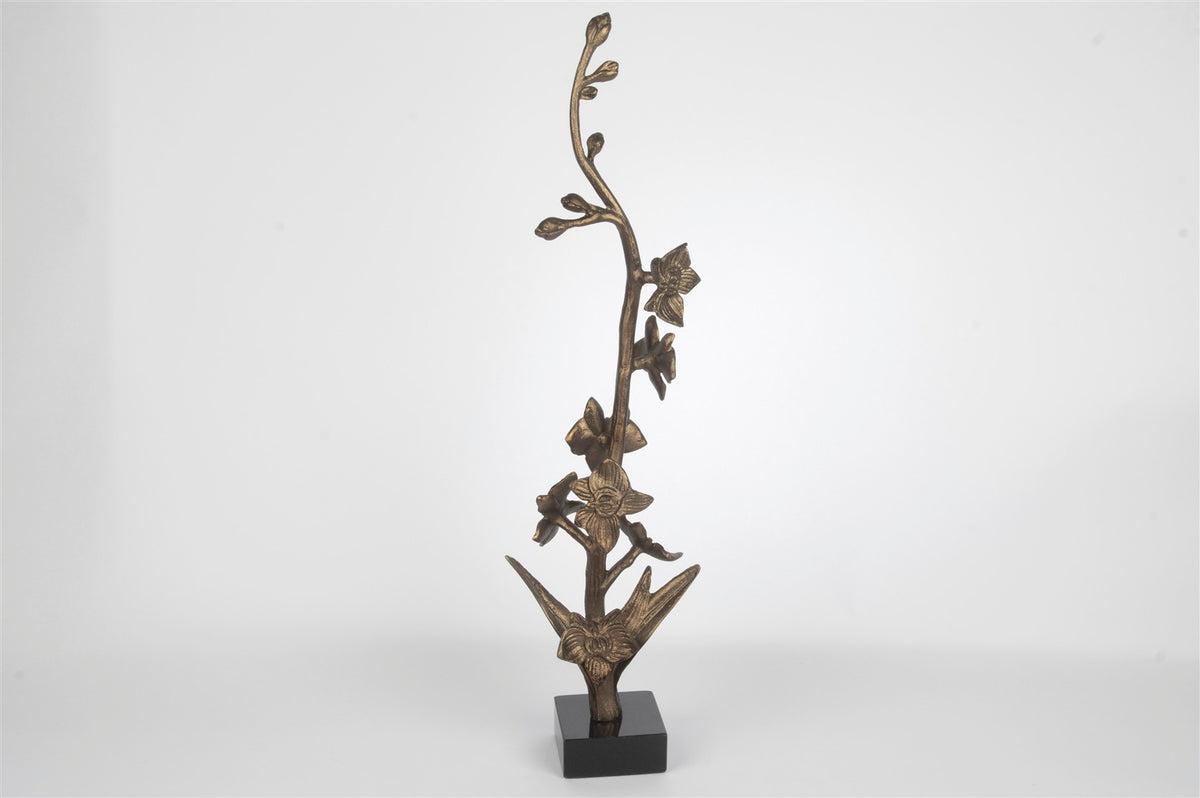 Mikasa Moor Smoke Bronze Dekoratif Çiçek Dalı Obje 15x57cm