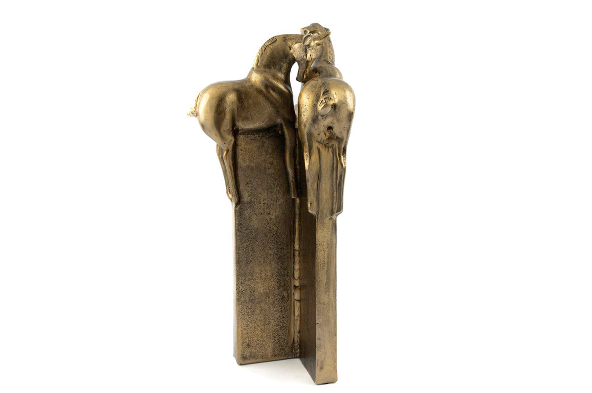 Mikasa Moor Mat Gold Metal At Obje 27x27x58cm