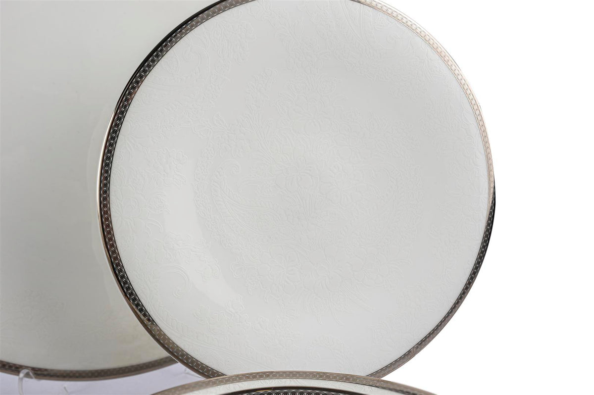 Mikasa Moor Gracia 72 Parça bonechina ymk seti platin
