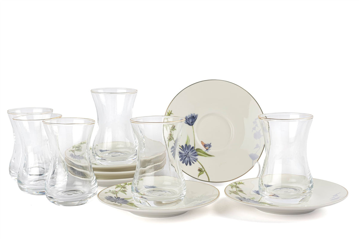Mikasa Moor Lavender Flutter 6lı Çay Seti 90cc
