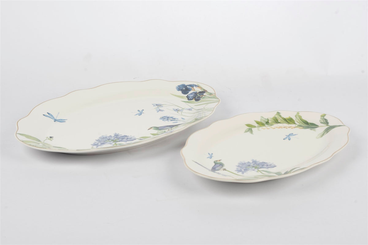 Mikasa Moor Libellule 2li Servis Oval 25x17 31x21cm