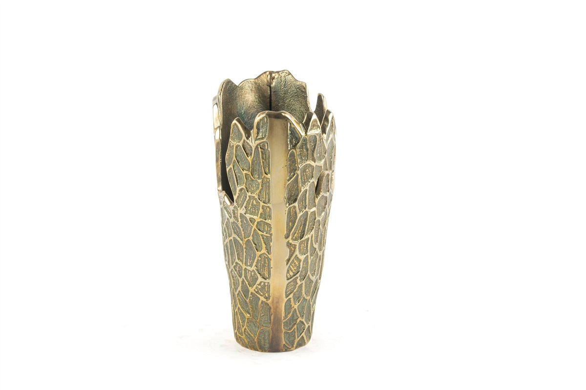 Mikasa Moor Antik Gold Dokulu Vazo 14x23x28cm