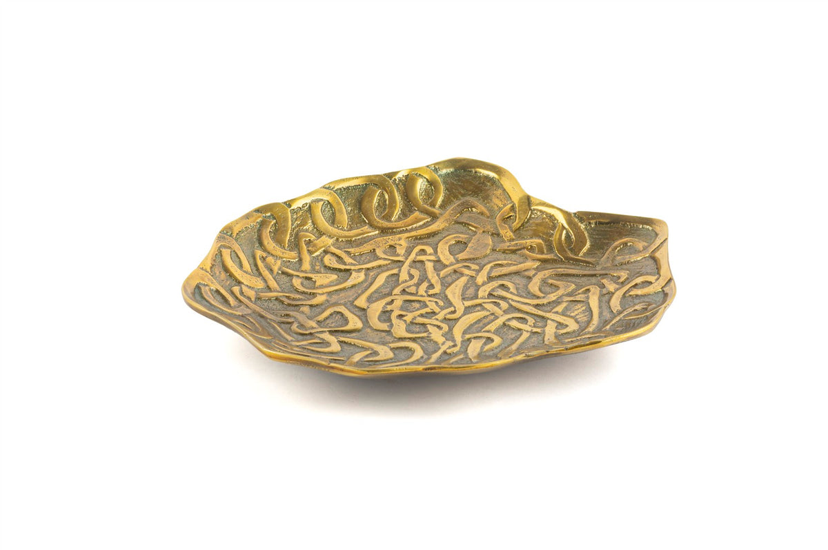 Mikasa Moor Antik Gold Düğümlü Dekoratif Tabak 25x30x5cm