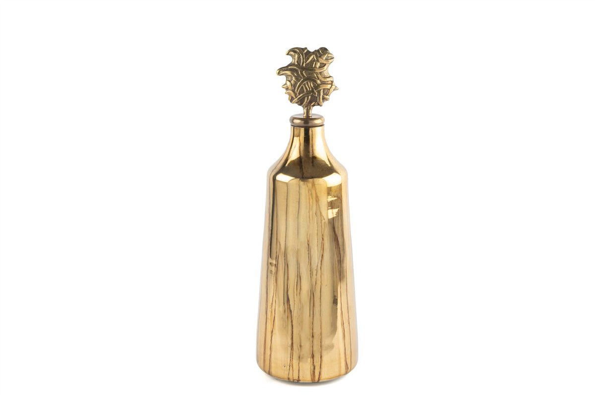 Mikasa Moor Antik Gold Metal Kapaklı Obje 16x46cm