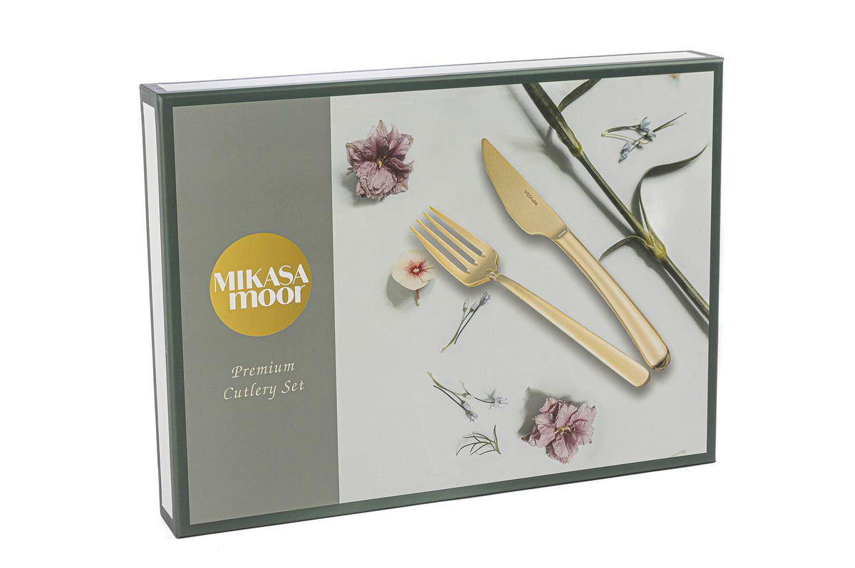 Mikasa Moor Bellissimo Silver 30 Parça Çatal Kaşık Bıçak Seti