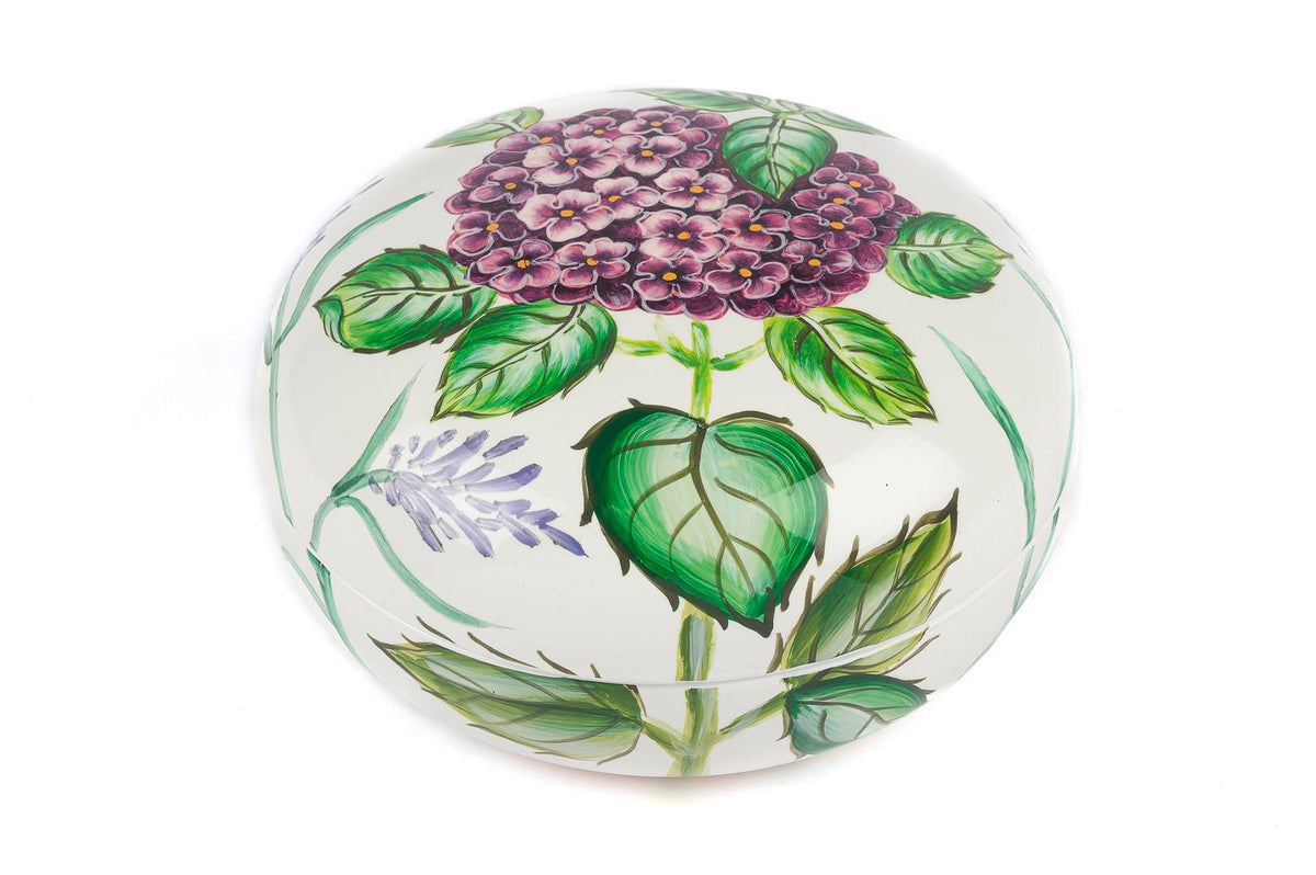 Mikasa Moor Ortanca Desenli Kapaklı Kutu 21x12cm