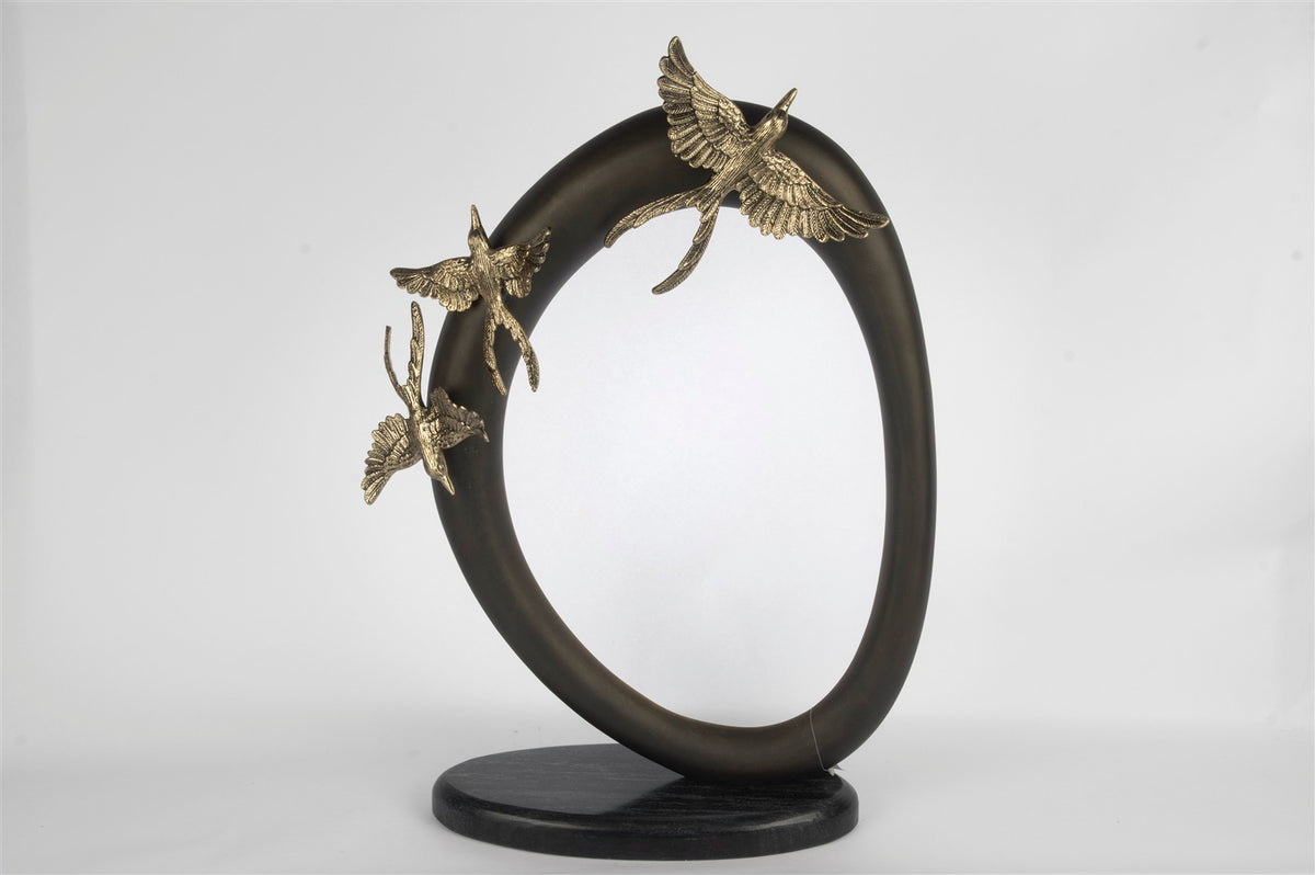 Mikasa Moor Bronz Oval Kırlangıç Obje 53cm