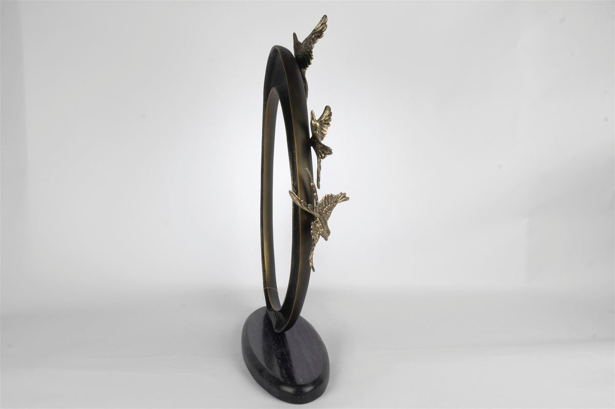 Mikasa Moor Bronz Oval Kırlangıç Obje 53cm