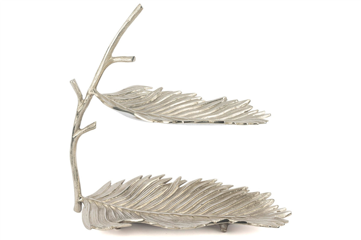 Mikasa Moor Antik Silver 2 Yaprak Sunum Standı 43x24x42cm