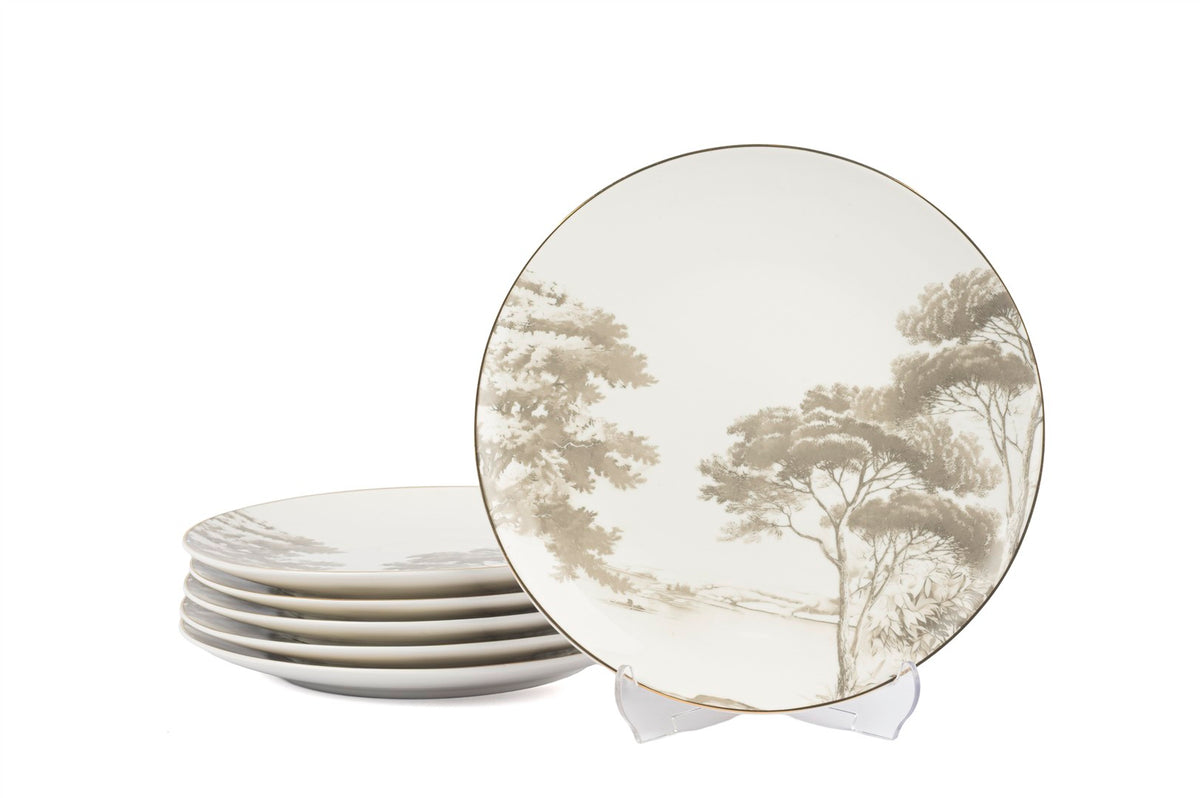 Mikasa Moor Forest Plaid 6lı Tatlı Tabağı 20cm