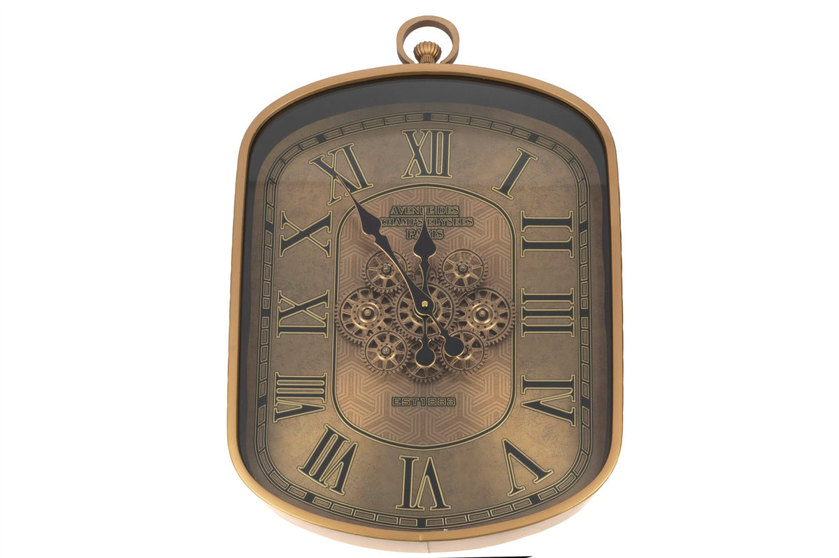 Mikasa Moor Gold Oval Duvar Saati 63x42x8cm