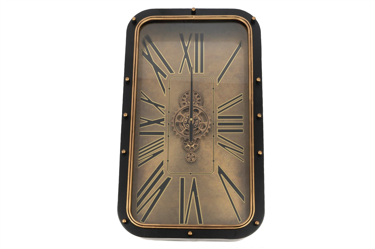 Mikasa Moor Siyah Dkdrtgn Gold Duvar Saati 40x70x8cm