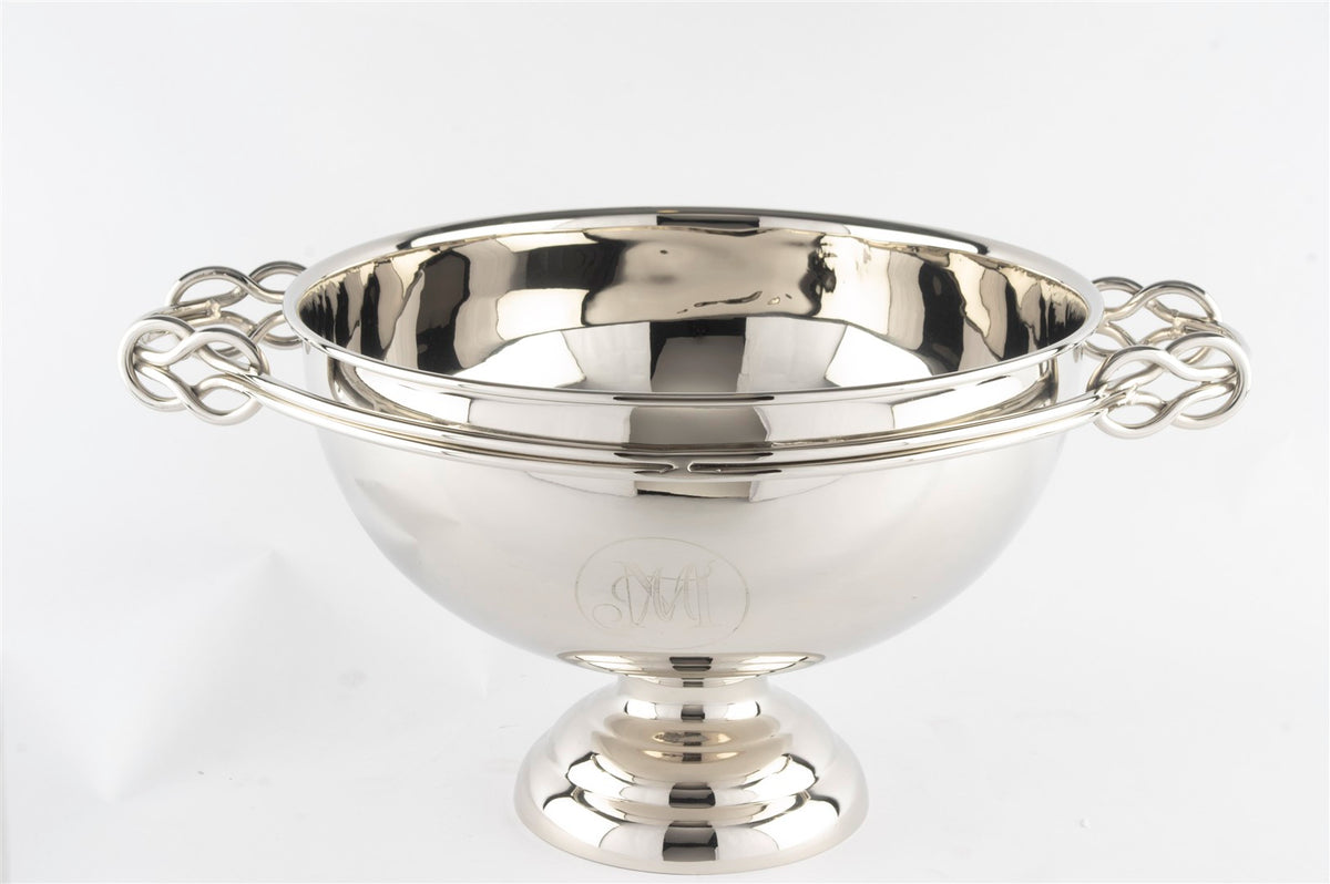 Mikasa Moor Silver Ayaklı Dekoratif Kase 45x32x22