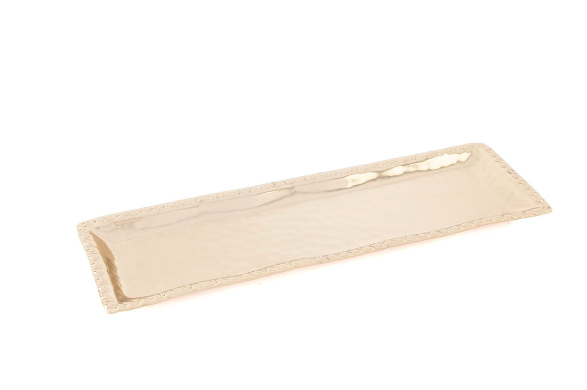 Mikasa Moor Gold Dövme Dikdrtgen Tepsi 12x37cm