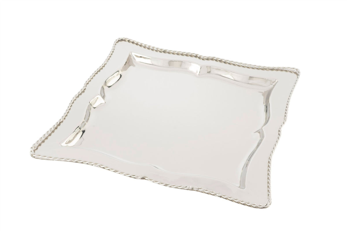 Mikasa Moor Silver Köşeli Tepsi 29cm