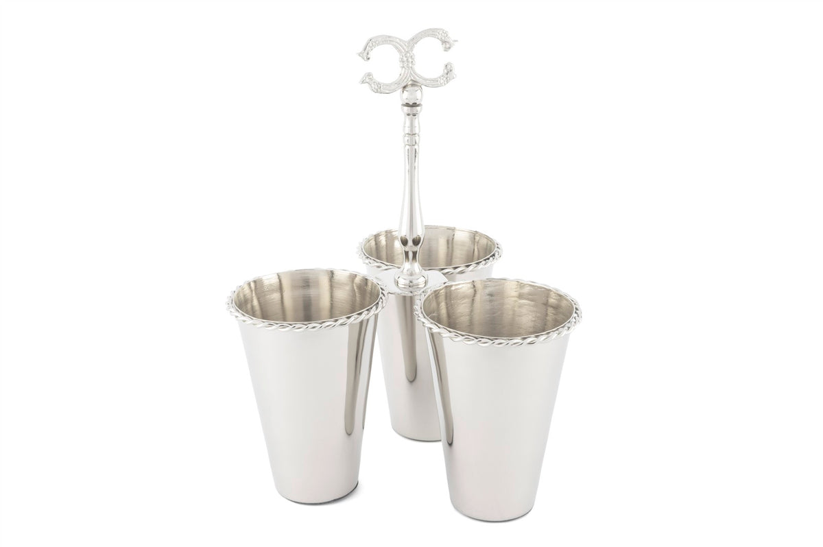 Mikasa Moor Silver 3lü Dekoratif Sunumluk 23x31cm