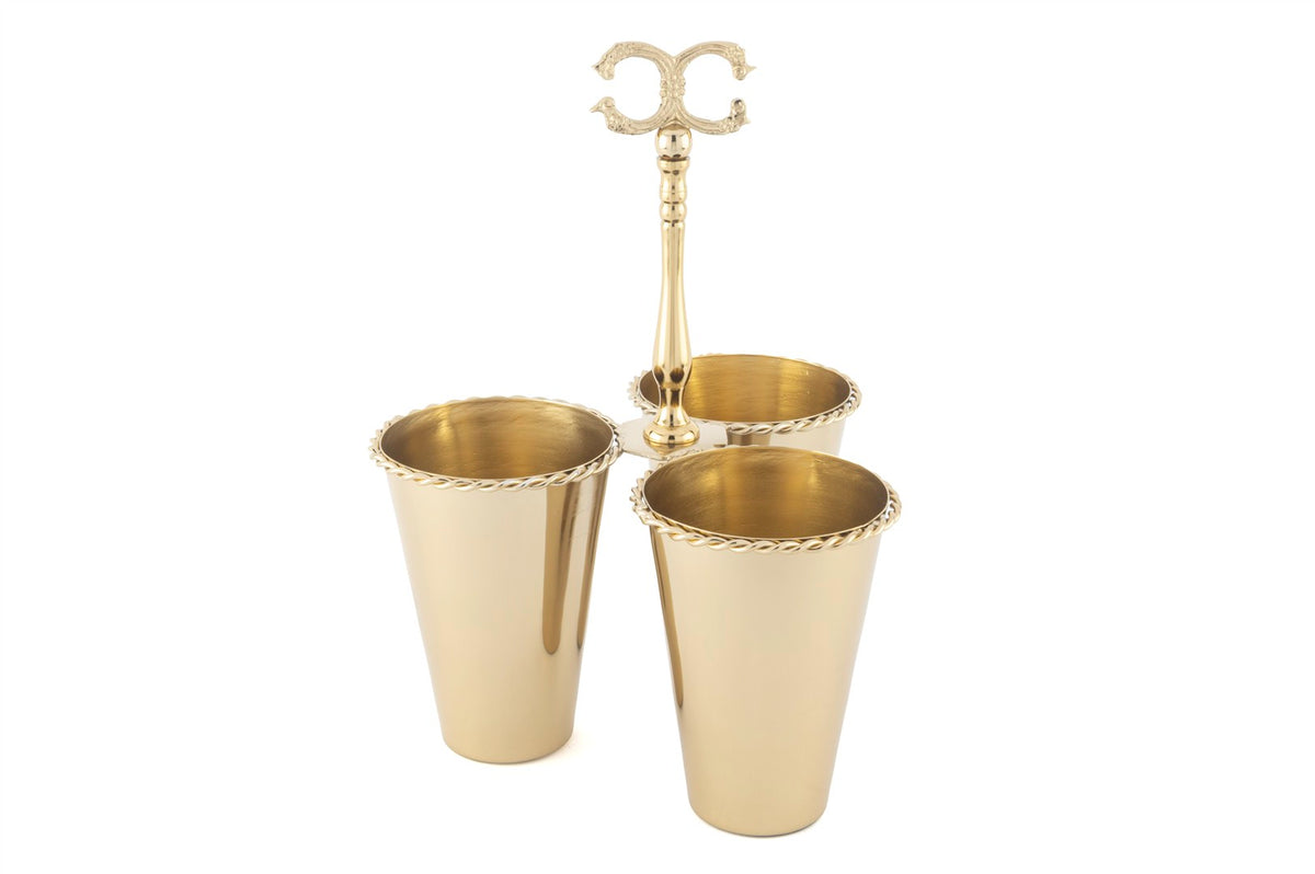 Mikasa Moor Gold 3lü Dekoratif Sunumluk 23x31cm