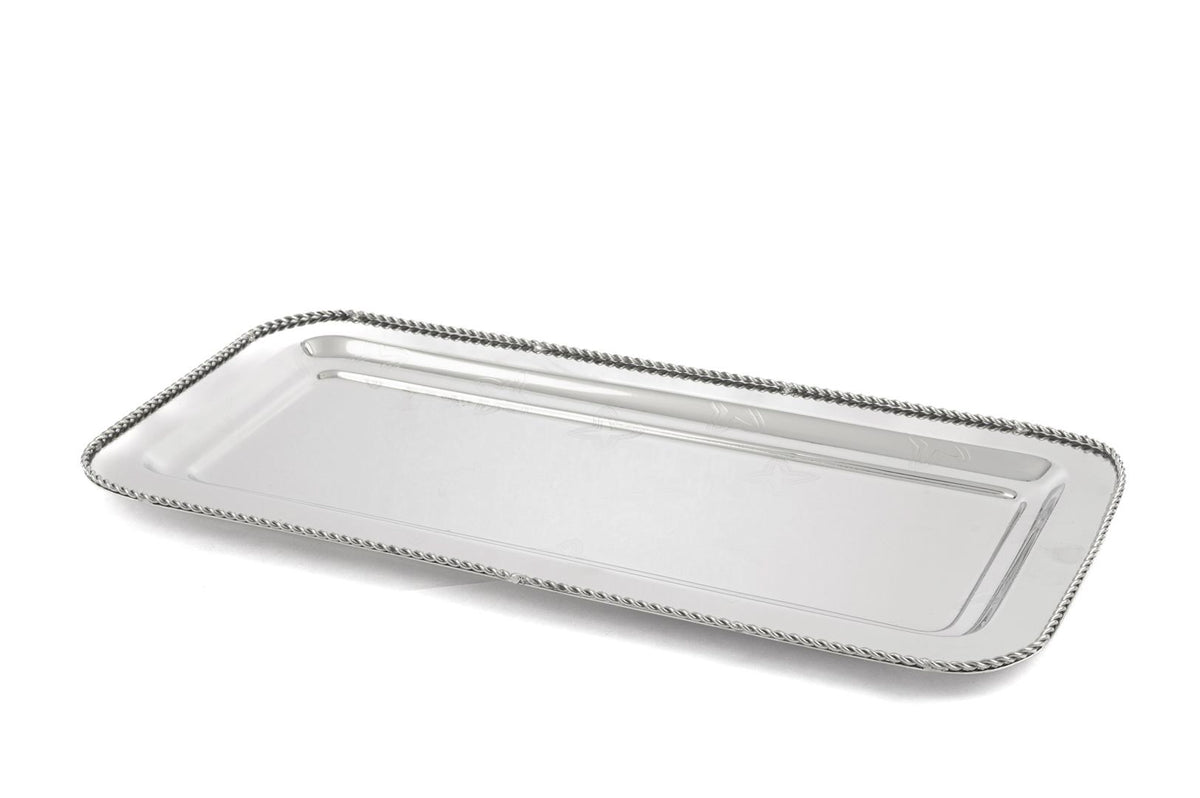 Mikasa Moor Mary Gümüş Metal Dik Tepsi 38x18cm