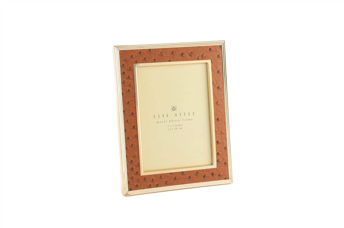 Mikasa Moor Tarçın Gold Deri Çerçeve 13x18cm