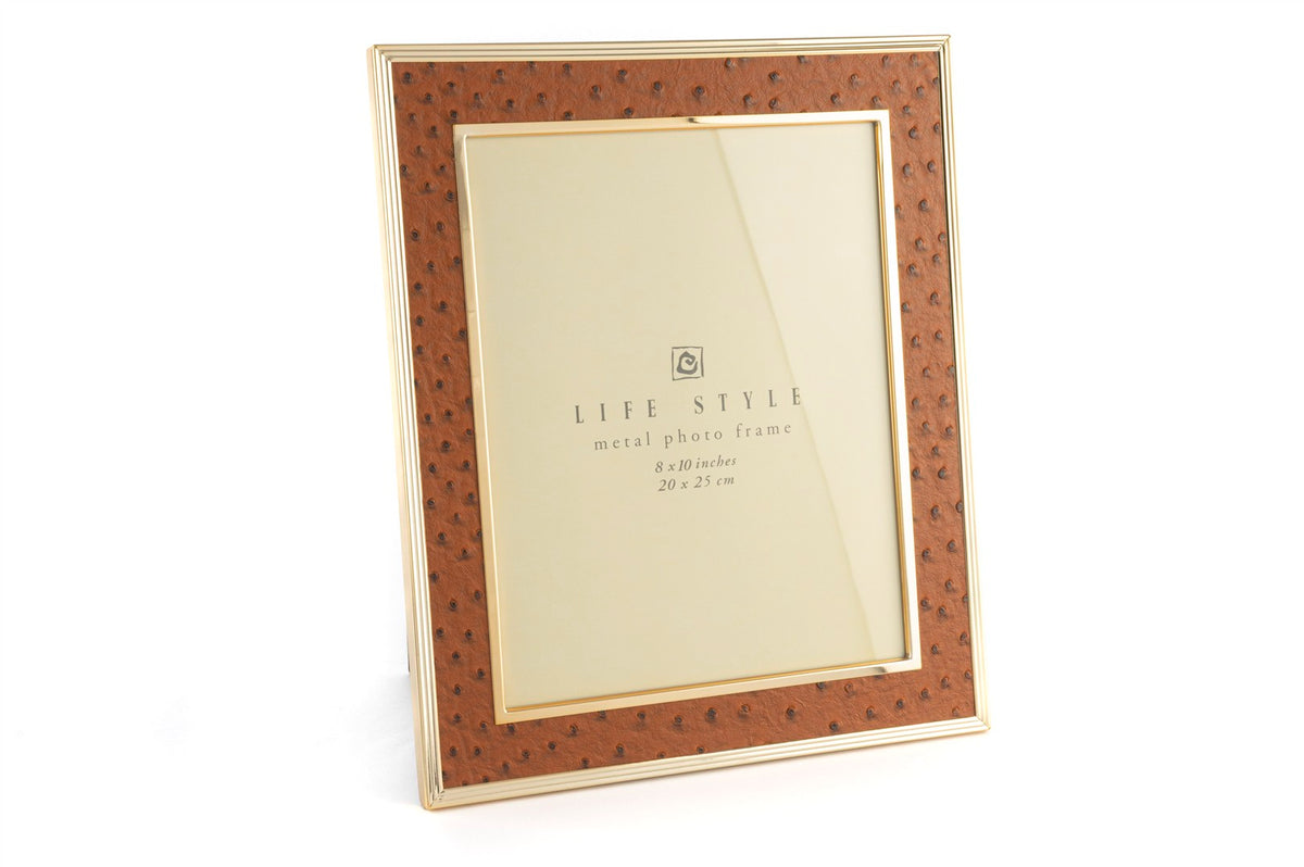 Mikasa Moor Tarçın Gold Deri Çerçeve 20x25cm