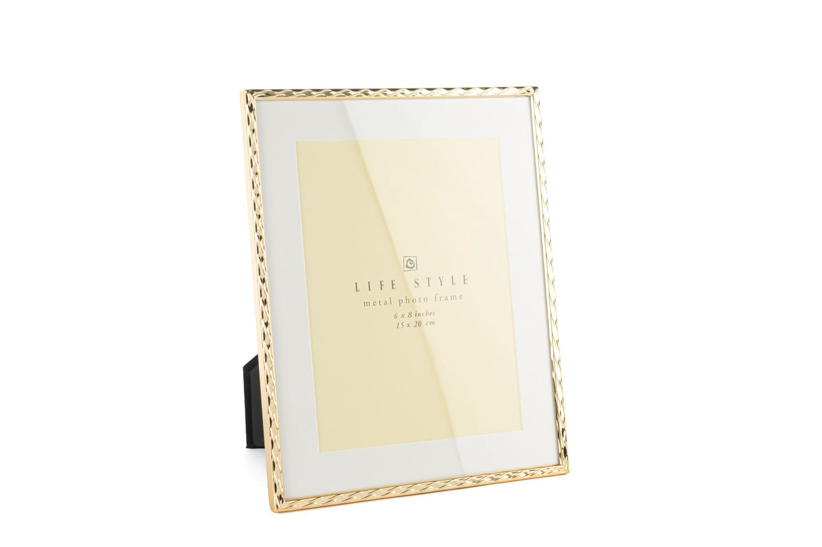 Mikasa Moor Gold Metal Dalgalı Çerçeve 15x20cm