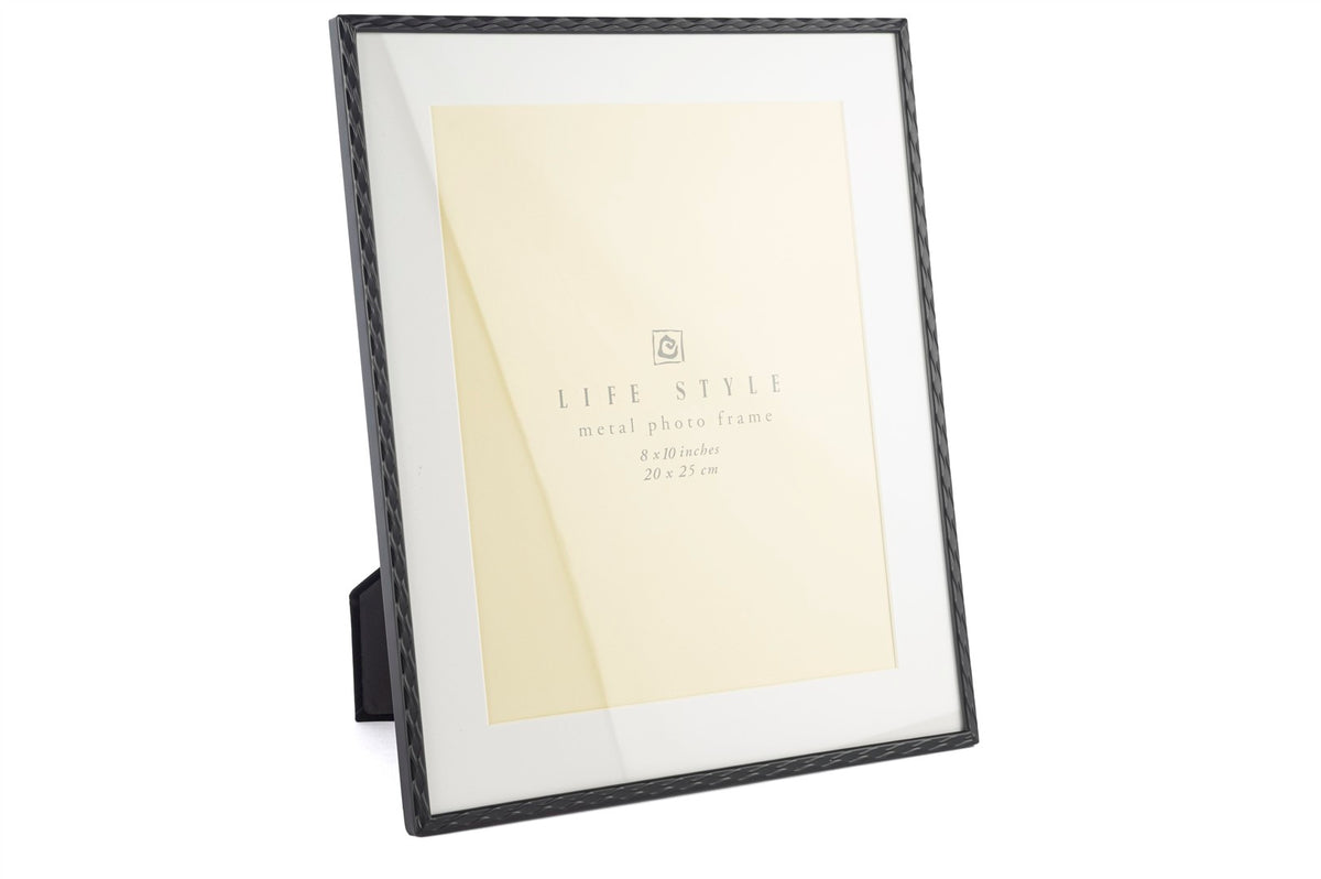 Mikasa Moor Siyah Metal Mat Dalgalı Çerçeve 20x25cm