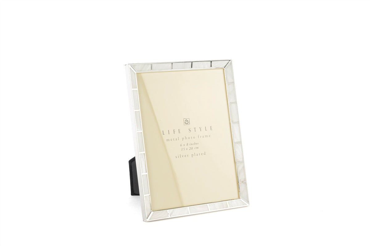 Mikasa Moor Silver Metal Kenarlı Sedefli Çerçeve 15x20cm
