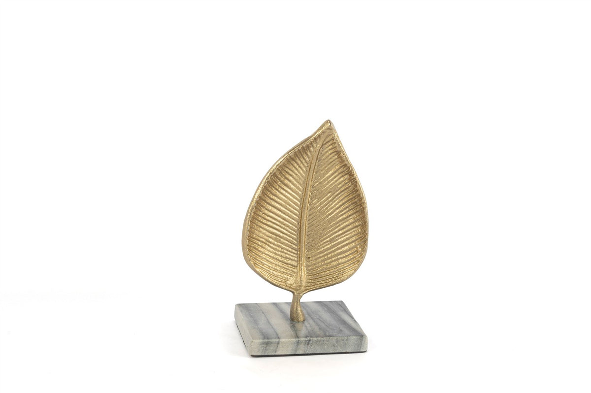Mikasa Moor Mermer Ayaklı Gold Yaprak 20x11cm