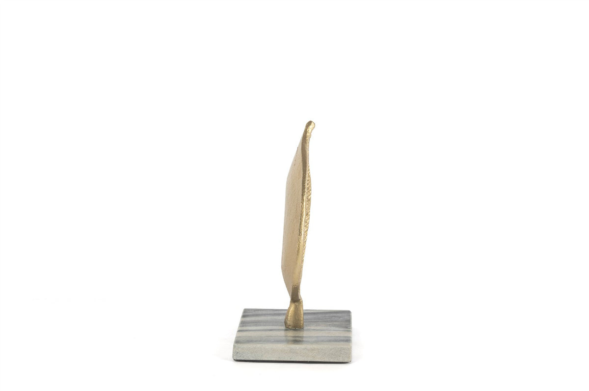 Mikasa Moor Mermer Ayaklı Gold Yaprak 20x11cm